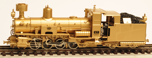 Ferro Train 001-105-G - Austrian Mh 1b/2, brass, unpainted, Kobel smoke stac